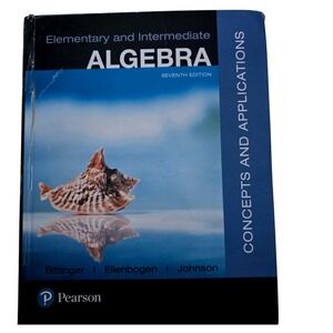Elementary and Intermediate Algebra Textbook 7th Edition Bittinger
